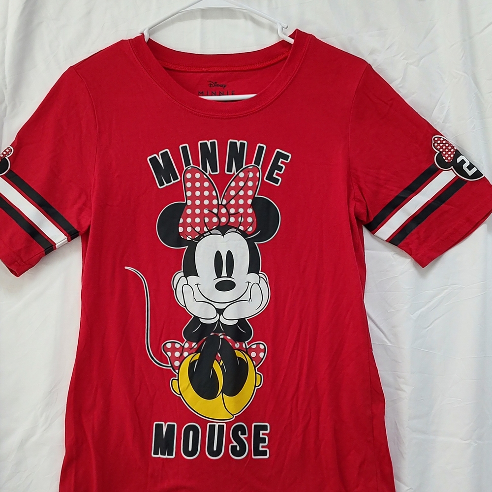 Disney Minnie Mouse Red Short Sleeve Tee